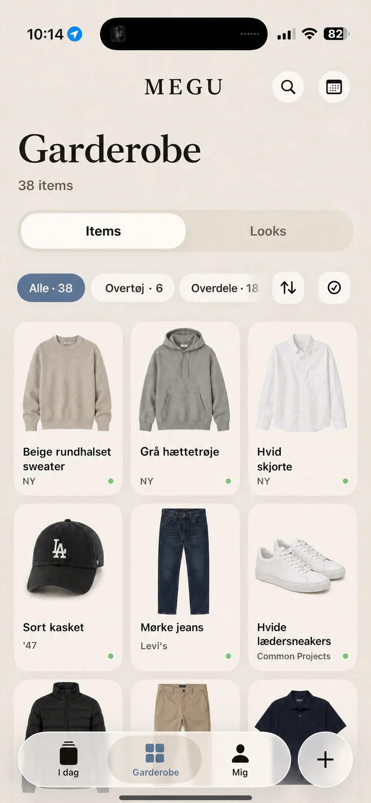 Megus garderobegitter med filtre
