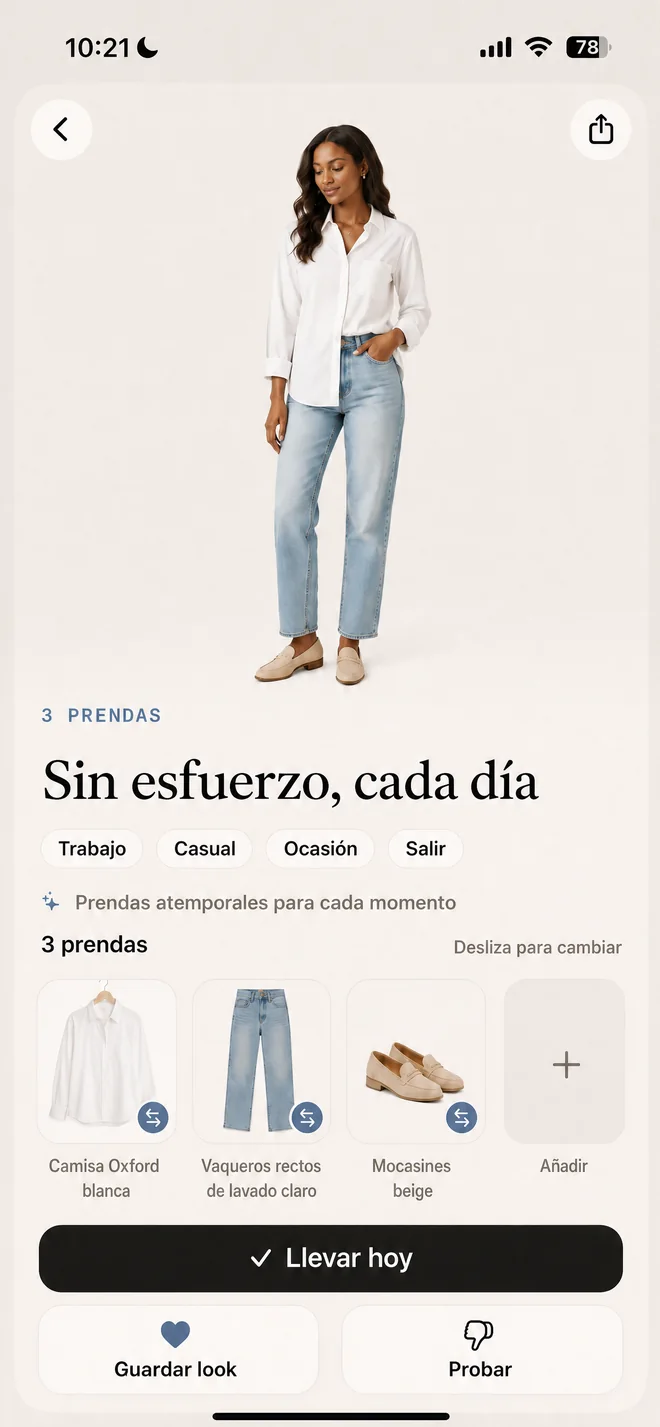 Un look terminado, prenda por prenda