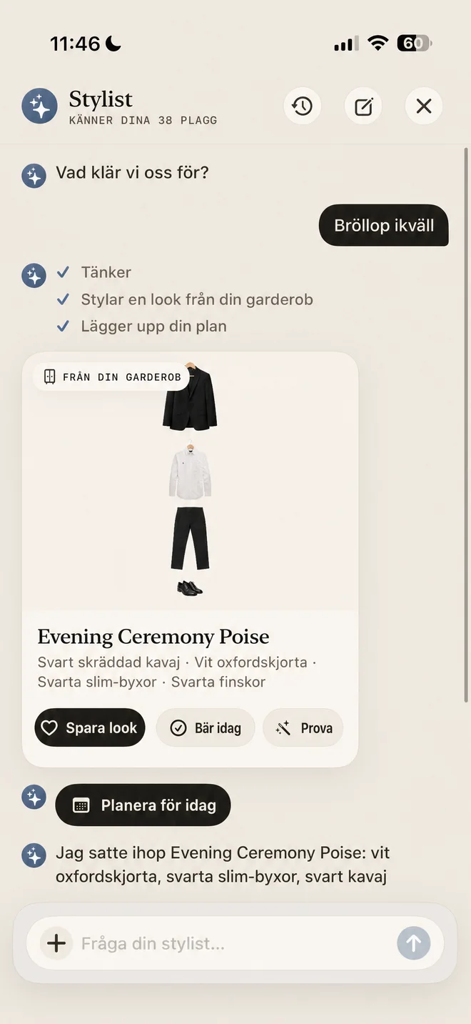 Megus stylistchatt som bygger en look
